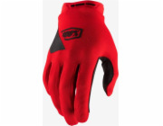 100% rukavice 100% RIDECAMP Youth Glove červená vel. L (délka ruky 159-171 mm) (NOVINKA)