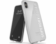 Průhledné pouzdro Superdry SuperDry Snap pro iPhone X/Xs bílá/bílá 41576