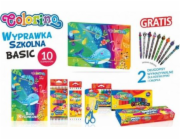 Colorino školní výbavička Colorino pastelky fixy školní potřeby 10 prvků