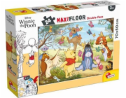 Lisciani Oboustranné podlahové puzzle Maxi 24 Medvídek Pú