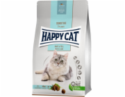 Happy Cat Sensitive Skin & Coat, suché krmivo, pro dospělé kočky, pro zdravou kůži a srst, 4 kg, sáček