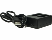 Xrec Dual USB Charger pro AHDBT-501 / GoPro HERO 7 6 5 BLACK