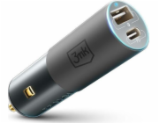 Nabíječka do auta 3MK 3MK HyperCar Charger 100W Power Delivery 1xUSB-A + 1xUSB-C