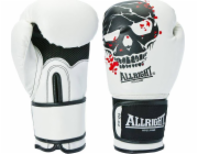 Allright SKULL BOXERSKÉ RUKAVICE 10oz bílé