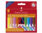 Trojúhelníkové pastelky Faber-Castell Jumbo 12 barev