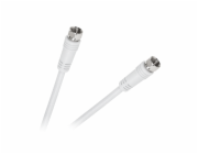 Anténní kabel Cabletech 1,8 m bílý (KPO2288)