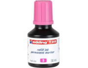 Edding Ink pro doplňování permanentních popisovačů eT 25 EDDING, růžový