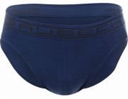 Brubeck BE00290A Pánské slipy COMFORT COTTON modré indigo S