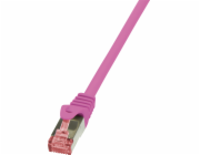 LogiLink CAT 6 Patchcord S/FTP PIMF růžový 1M (CQ2039S)