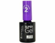 Rimmel Super Gel Top Coat lak fixující efekt gelové manikúry 12ml