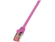 LogiLink Patchcord CAT.6 S/FTP 1,50 m, růžový (CQ2049S)