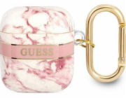 Kryt AirPods GUESS Guess GUA2HCHMAP růžový/růžový Marble Strap Collection