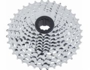 MICROSHIFT R10/XLE 10rychlostní kazeta, ocel, kompatibilní se Shimano, 11-12-13-15-17-19-21-24-28-34, chrom (NOVINKA)