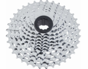 MICROSHIFT XLE 10rychlostní kazeta, ocel, kompatibilní se Shimano, 11-13-15-17-19-21-24-28-32-36, chrom, (NOVINKA)