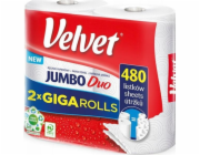 Velvet VELVET JUMBO DUO ručník 2 role 2 vrstvy 2x240 listů