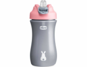 Chicco 144808 LAHVIČKA S MĚKKÝM VÝPLNÍKEM 350ML 2L GIRL