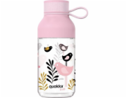 Quokka Quokka Ice Kids s popruhem - Tritanová láhev na vodu 430 ml s popruhem (Birds)