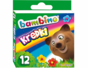 Bambino Pastelky BAMBINO, 12 barev, licence BAMBINO