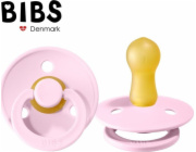 Bryndáčky BIBS BABY PINK M Hevea Gumový dudlík