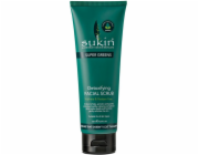 Sukin SUPER GREENS Detoxikační scrub na obličej 125 ml