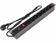 Delta Power strip 19 1U 7x Schuko (L19/7F)