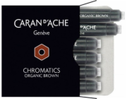 Caran d`Arche Chromatics hnědé inkoustové cartridge, 6 kusů