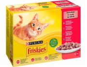 Friskies Mix meat - wet cat food - 12 x