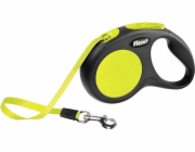 Flexi New NEON 5 m Black  Yellow Dog Re