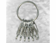 Nite Ize KeyRing+ 6x mikrokarabina z nerezové oceli (KRGS-11-R3)