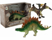 LEANToys figurka Dinosauří sada - Stegosaurus, Pteranodon (6856)