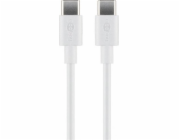 Goobay USB kabel USB-C nabíjecí a synchronizační kabel 2m bílý 51244