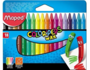 Pastelky na svíčky Maped Colorpeps 18 barev MAPED