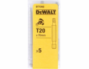 Dewalt 1/4 Torx bit T20 x 70 mm 5 kusů (DT7292-QZ)