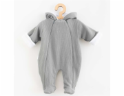 Kojenecká kombinéza s kapucí New Baby Frosty grey Vel.80 (9-12m)