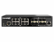 QNAP řízený switch QSW-M3216R-8S8T (8x 10GbE porty + 8x 10G SFP+ porty, poloviční šířka)