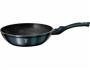 BERLINGERHAUS Wok s mramorovým povrchem 28 cm Metallic Line Aquamarine Edition