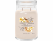 Svíčka ve skleněné dóze Yankee Candle, Vanilkové creme brulee, 567 g