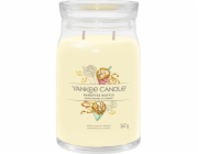 Svíčka ve skleněné dóze Yankee Candle, Vafle s banány a karamelem, 567 g