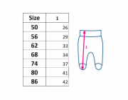 Kojenecké polodupačky New Baby Classic II hvězdy mátové Vel.56 (0-3m)