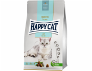 Happy Cat Sensitive Light, suché krmivo, pro dospělé kočky, nízkotučné, 10 kg, sáček