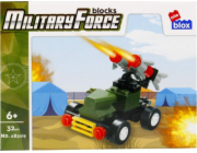 ALLEBLOX Blocks Militaria Military Vehicle 32 prvků Alleblox AB3019