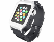 Incipio Incipio Octane Strap - Pancéřový řemínek pro Apple Watch 38mm (bílá/šedá)