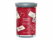 Svíčka ve skleněném válci Yankee Candle, Vánoční přání, 567 g