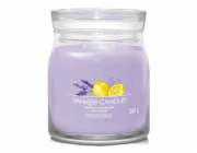 Svíčka ve skleněné dóze Yankee Candle, Citrón a levandule, 368 g