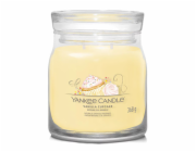 Svíčka ve skleněné dóze Yankee Candle, Vanilkový košíček, 368 g