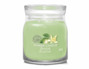 Svíčka ve skleněné dóze Yankee Candle, Vanilka s limetkami, 368 g