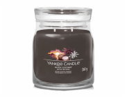 Svíčka ve skleněné dóze Yankee Candle, Černý kokos, 368 g