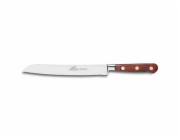 Kuchyňský nůž Lion Sabatier, 813384 Idéal Saveur, nůž na chléba, čepel 20 cm z nerezové oceli, rukojeť pakka dřevo, plně kovaný, mosazné nýty