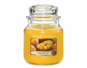 Svíčka ve skleněné dóze Yankee Candle, Salza z manga a broskví, 410 g