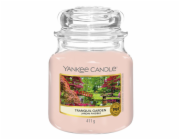 Svíčka ve skleněné dóze Yankee Candle, Tichá zahrada, 410g